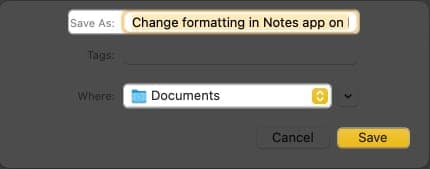 Change name location Save