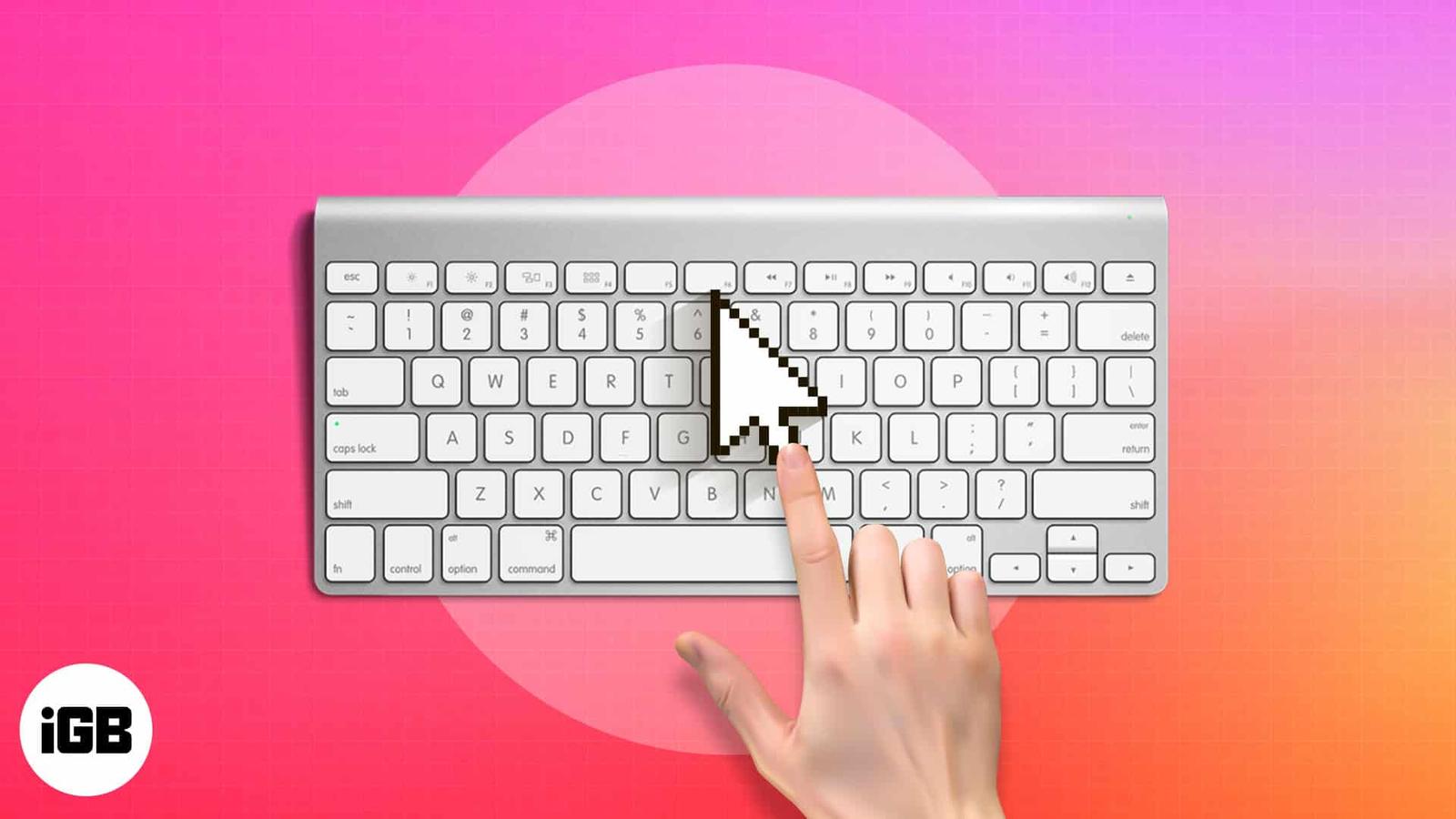 How to use keyboard as mouse on Mac