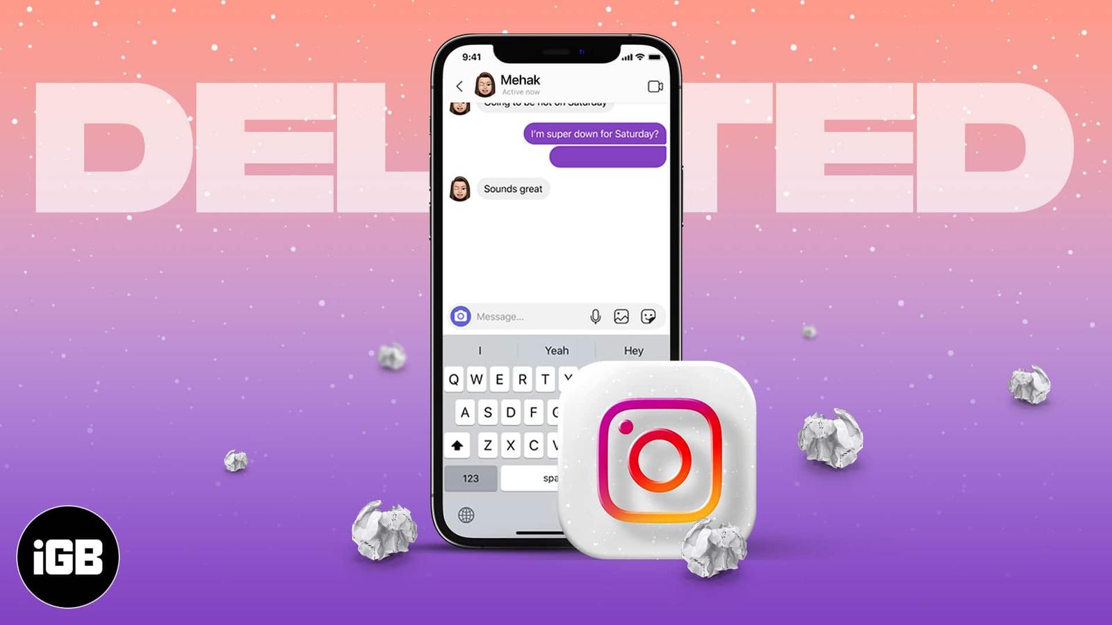How to recover deleted Instagram messages on iPhone