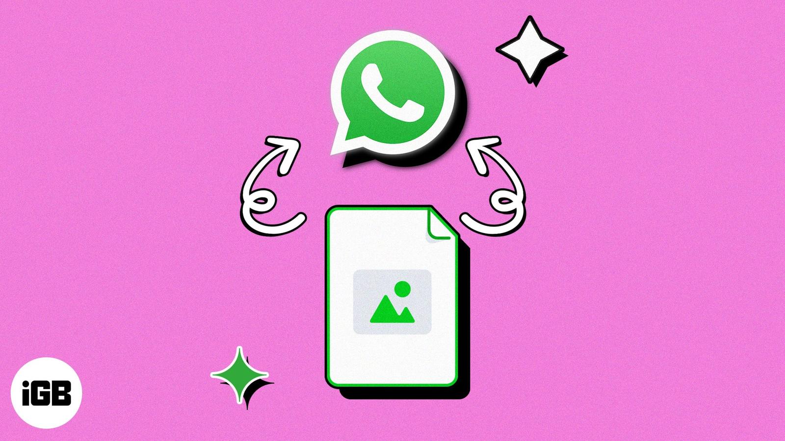 How to send photos as documents in WhatsApp on iPhone without losing quality