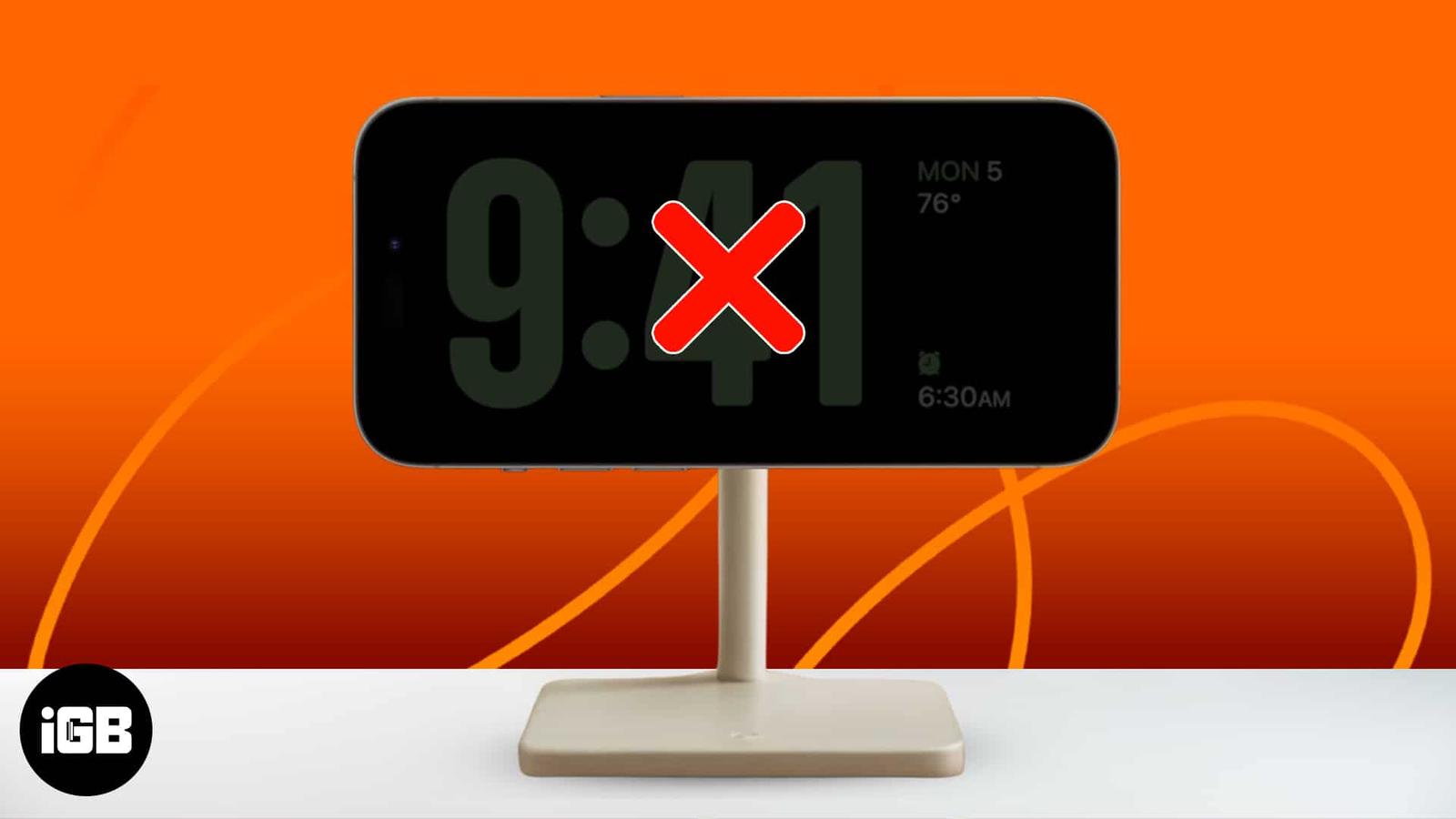 How to Fix iPhone Standby Mode Not Working