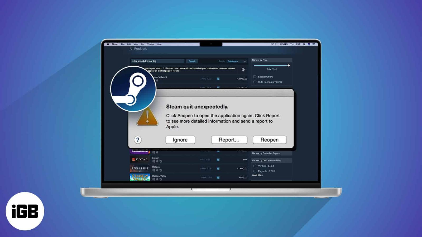 Steam not opening on Mac? 13 Solutions to fix it!