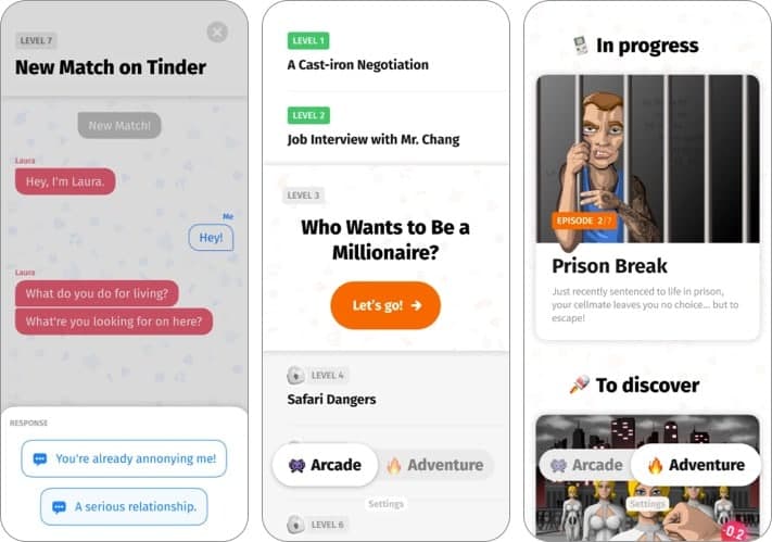 Blaze interactive story game for iphone and ipad