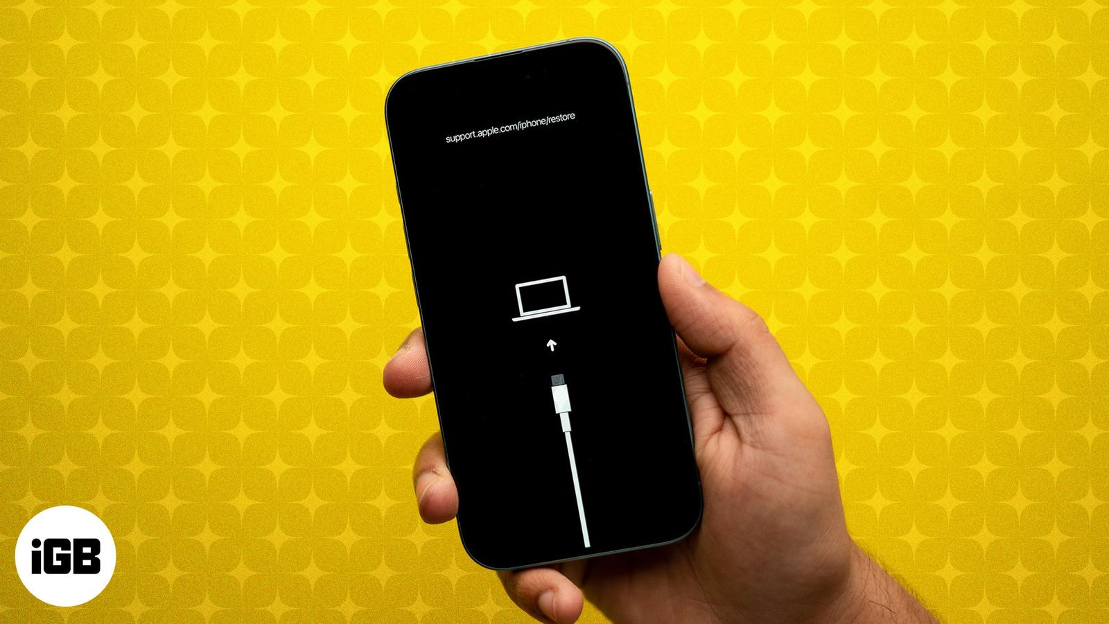 How to put any iPhone in DFU Mode