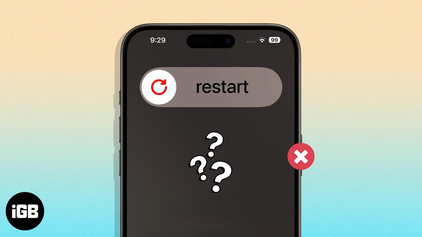 How to restart iPhone without using Power and Home button