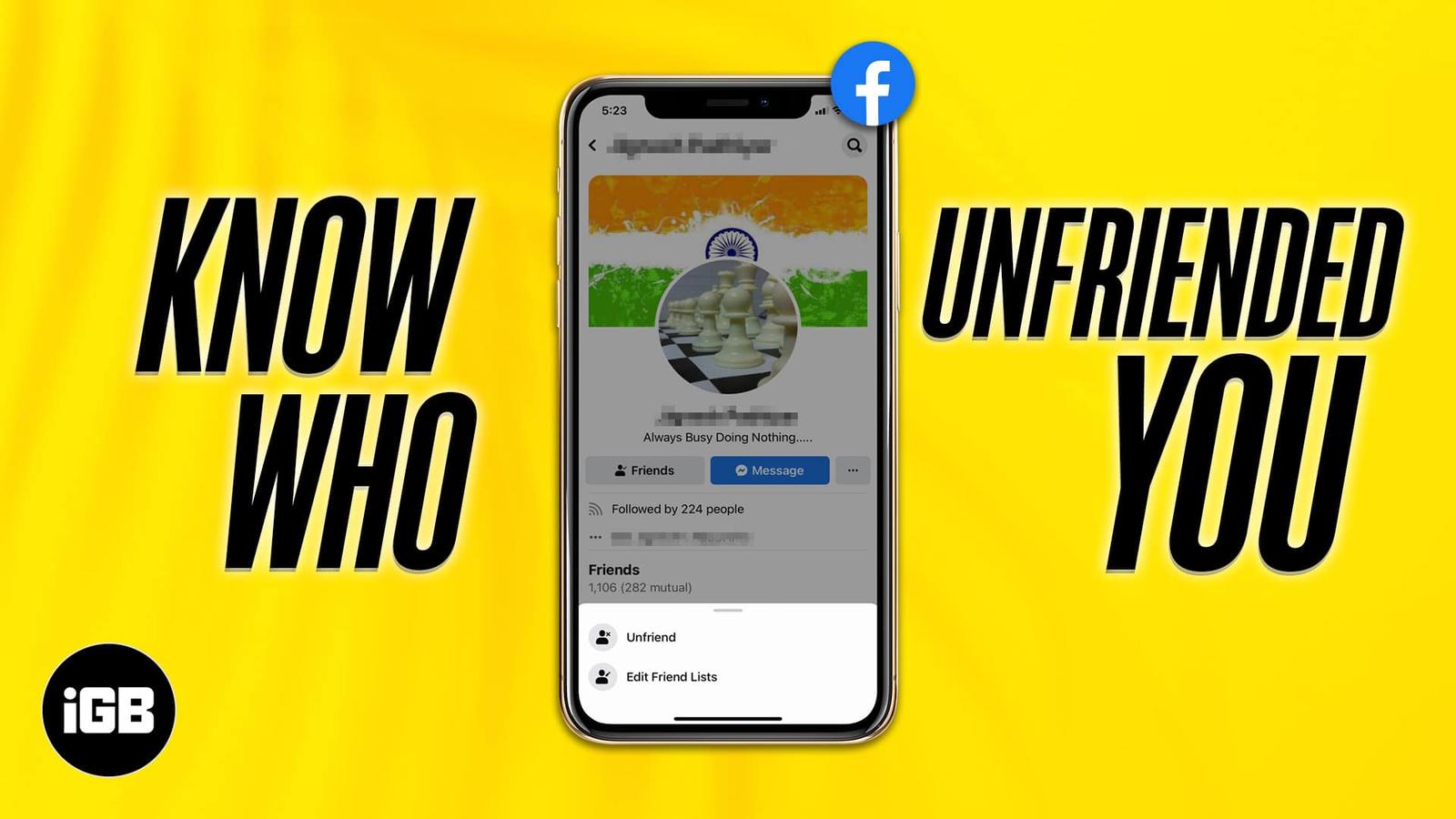 How to see who unfriended you on Facebook on iPhone