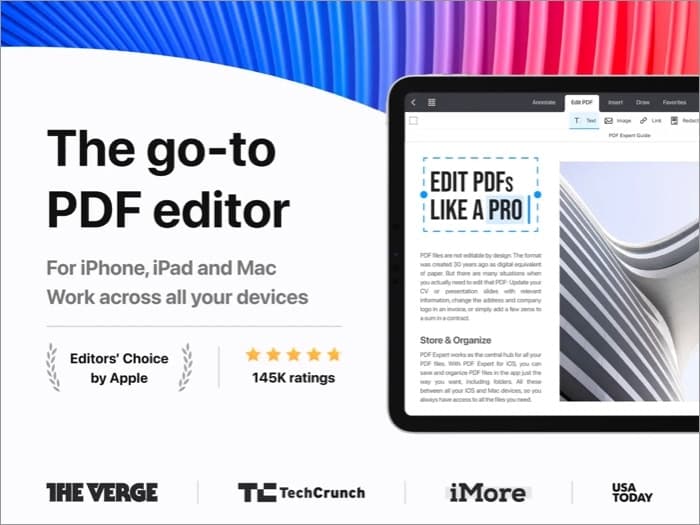 PDF Expert - Best for copy editors