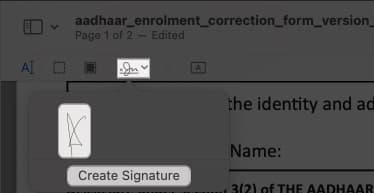 Sign the PDF