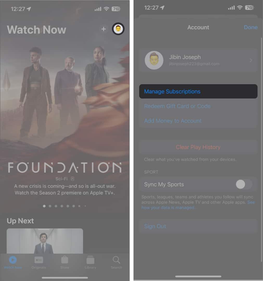 Tap-your-profile-manage-subscriptions-in-Apple-TV-1