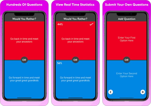 What Would You Choose party game for iPhone and iPad
