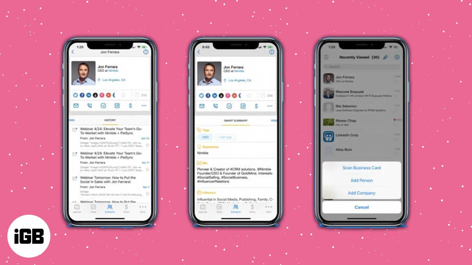Best CRM Apps for iPhone and iPad in 2026