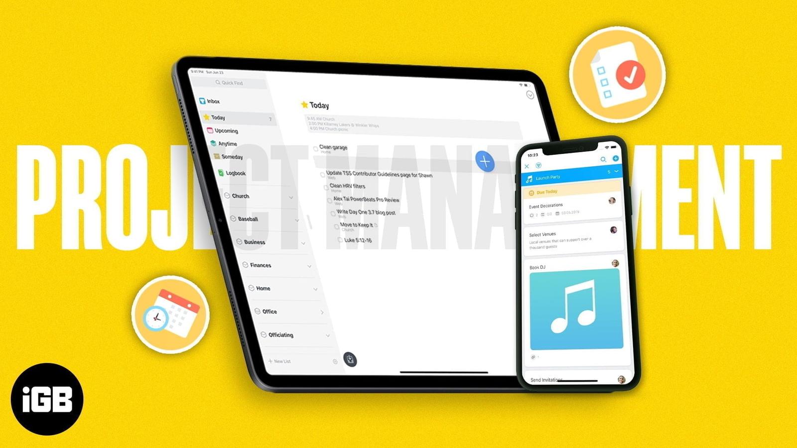 Best project management apps for iPad and iPhone in 2026