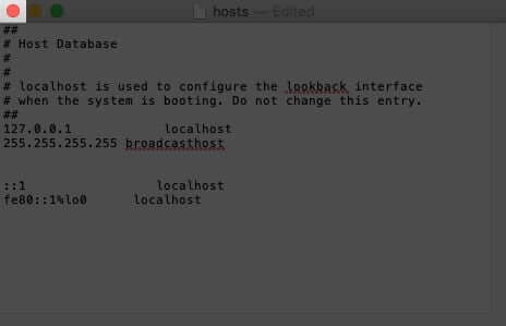 Click on Close to Save Desktop Hosts FIle