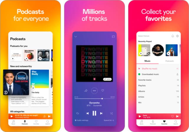 Deezer Music & Podcast Player for iPhone