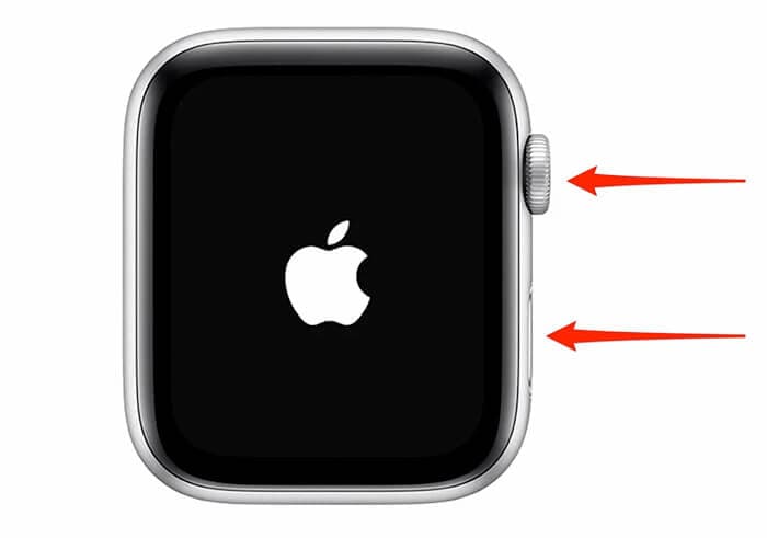 Force restart apple watch