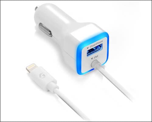 Gembonics Lighting Car Charger for iPad