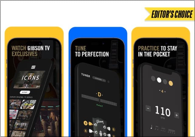 Gibson iPhone and iPad App Screenshot
