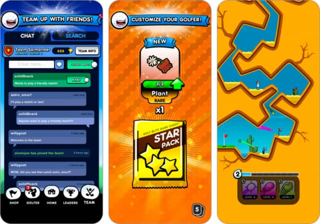 Golf Blitz sports game for iPhone