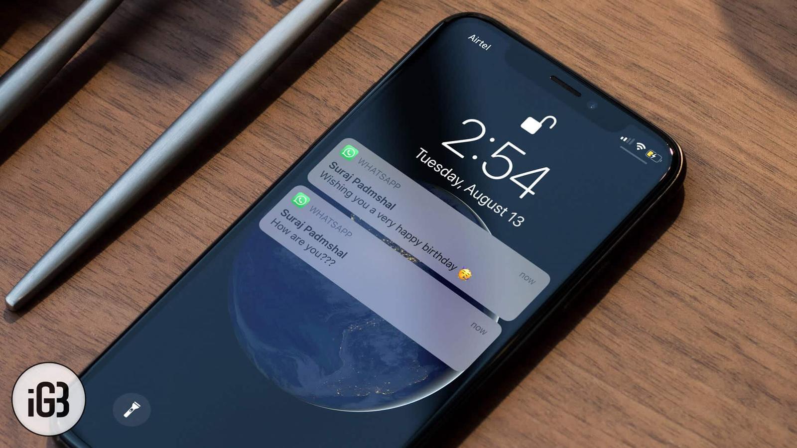 How to Hide WhatsApp Message Preview on iPhone