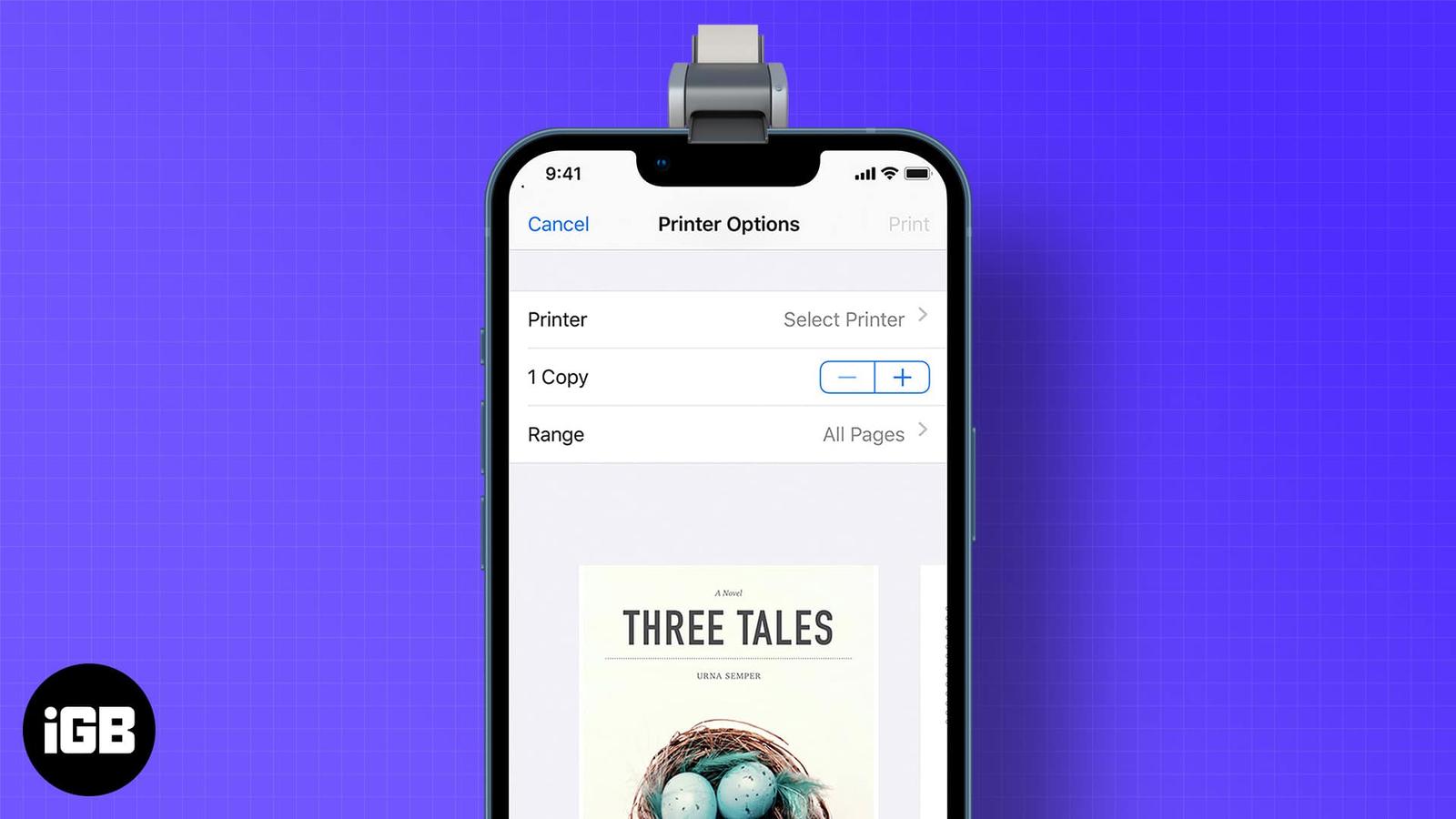 How to print from an iPhone and iPad wirelessly