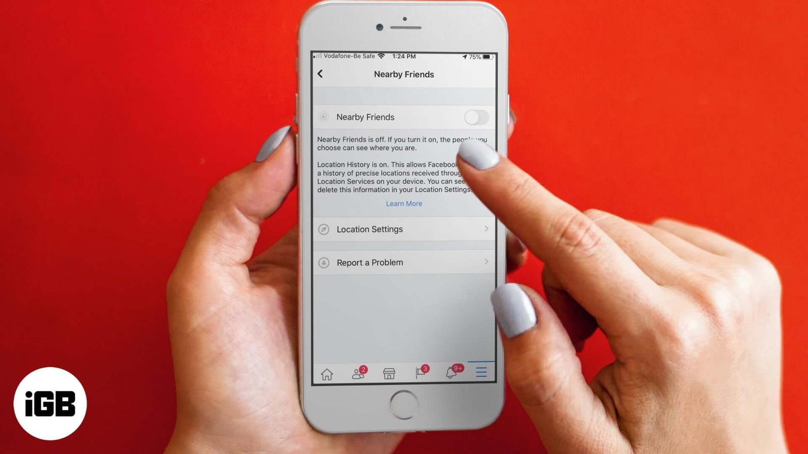 How to Turn ON or OFF Facebook Nearby Friends on iPhone
