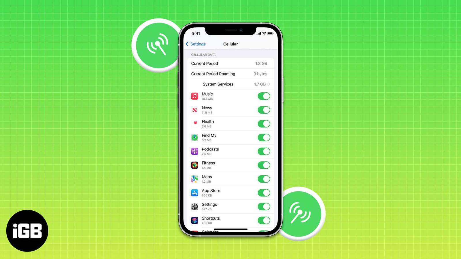 How to check data usage on iPhone 