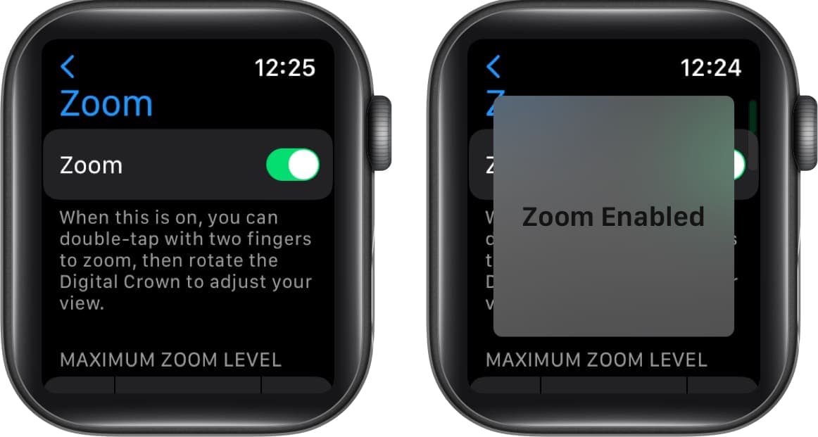 How to enable Zoom on Apple Watch 