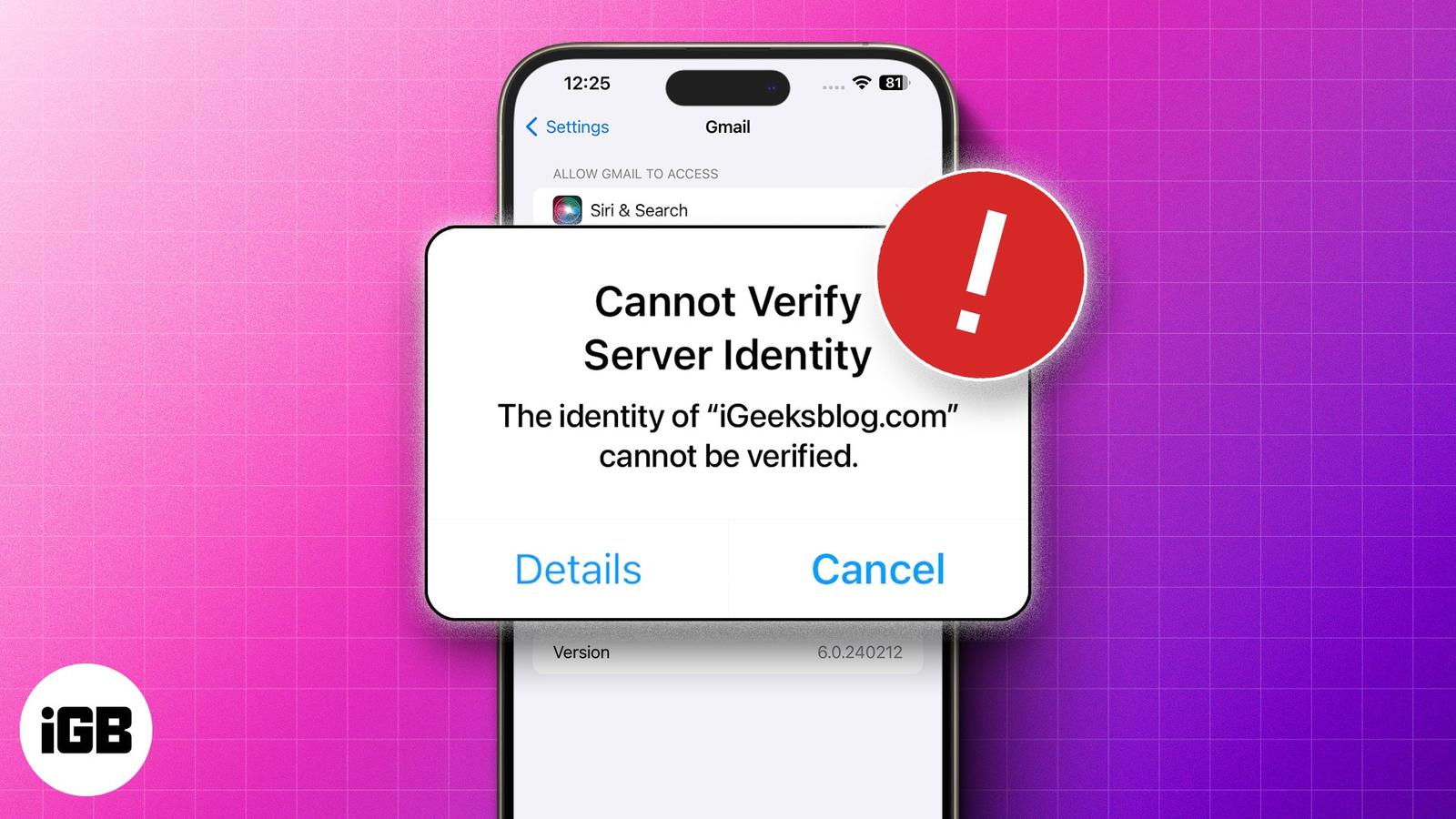 iPhone Showing “Cannot Verify Server Identity”? Here’s How to Fix it Fast