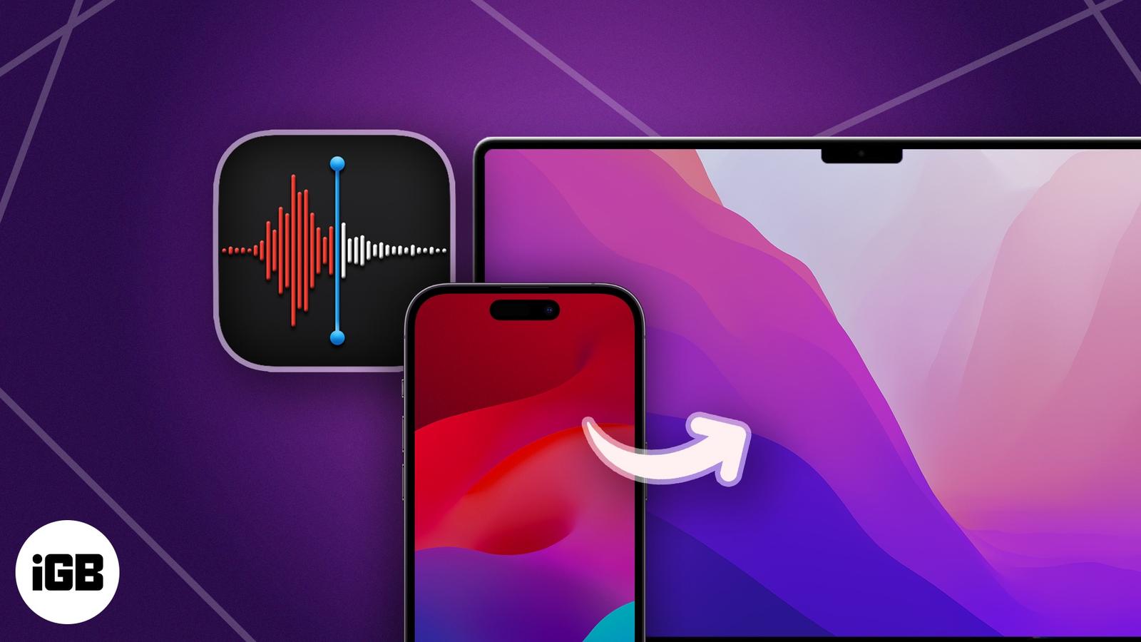 How to transfer Voice Memos from iPhone to Mac