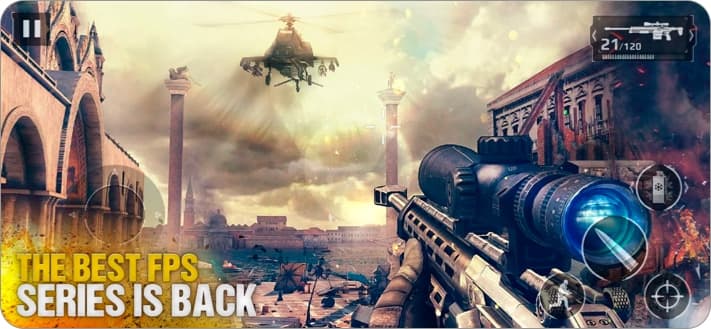Modern Combat 5 FPS game for iPhone and iPad