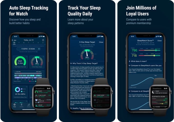 Sleep Watch by Bodymatter iPhone App Screenshot