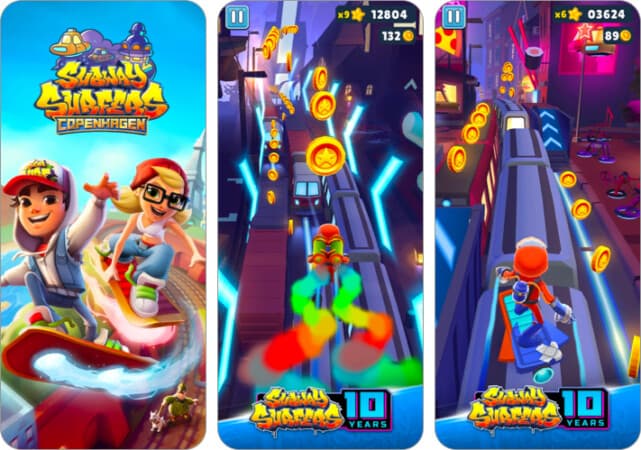 Subway Surfers endless runner game for iPhone and iPad