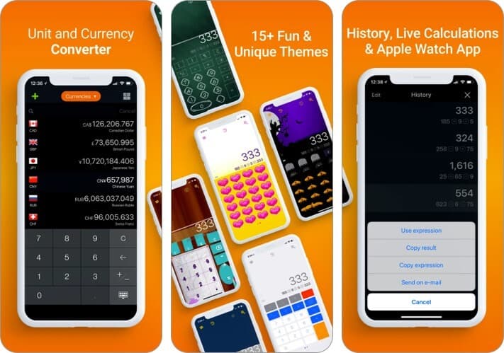CalConvert Currency Converter iPhone and iPad Calculator App Screenshot