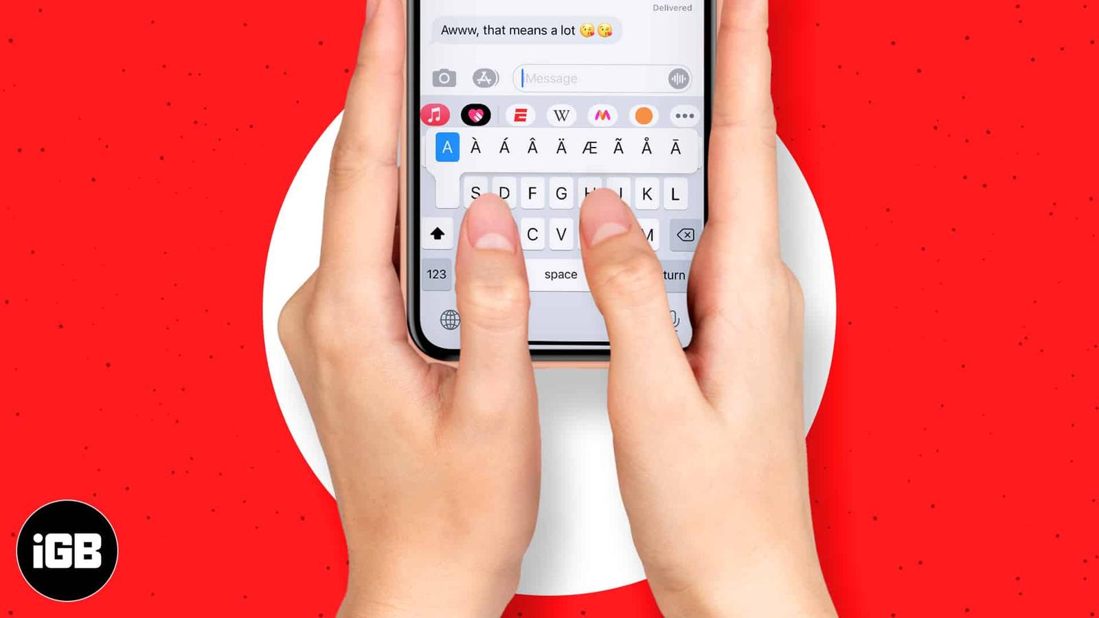 How to type diacritical marks on iPhone and iPad