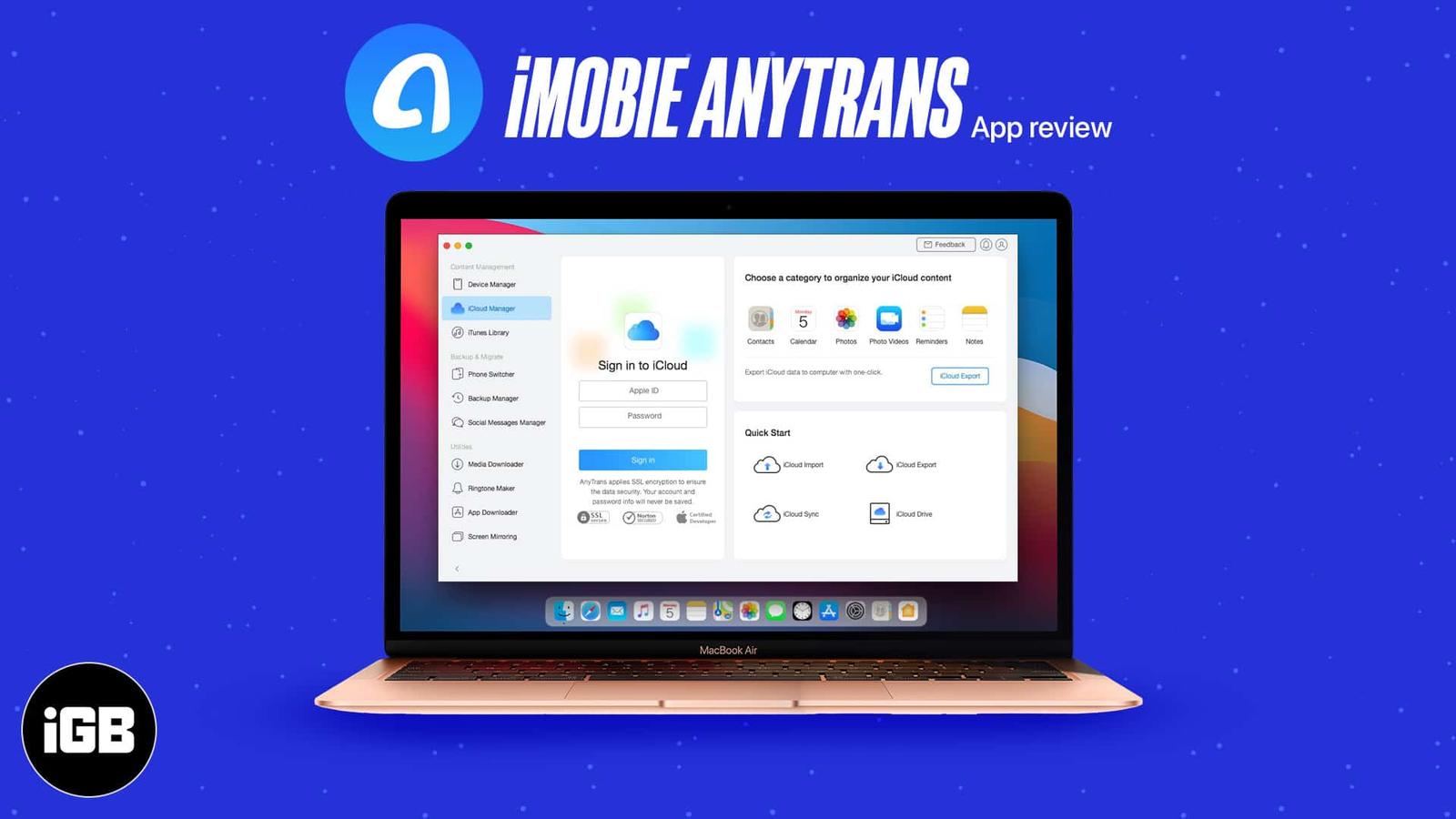 iMobie AnyTrans for iOS: iTunes Alternative
