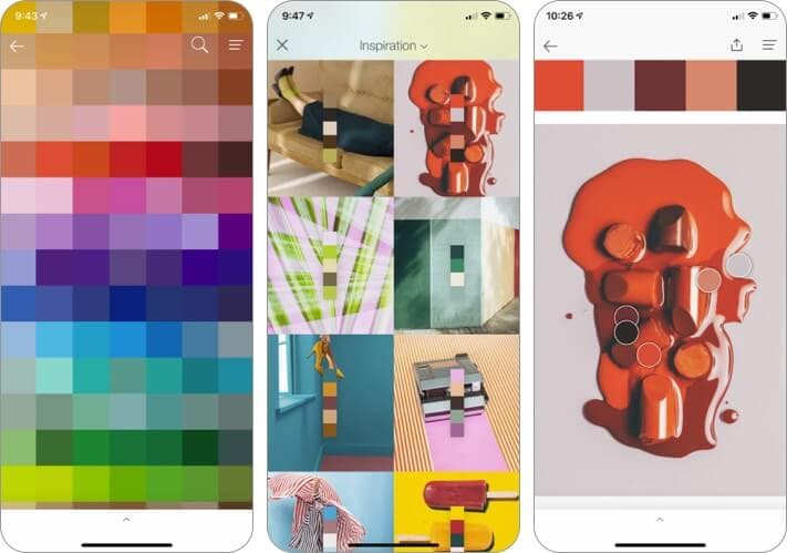 PANTONE Studio iPhone and iPad Interior Design App Screenshot