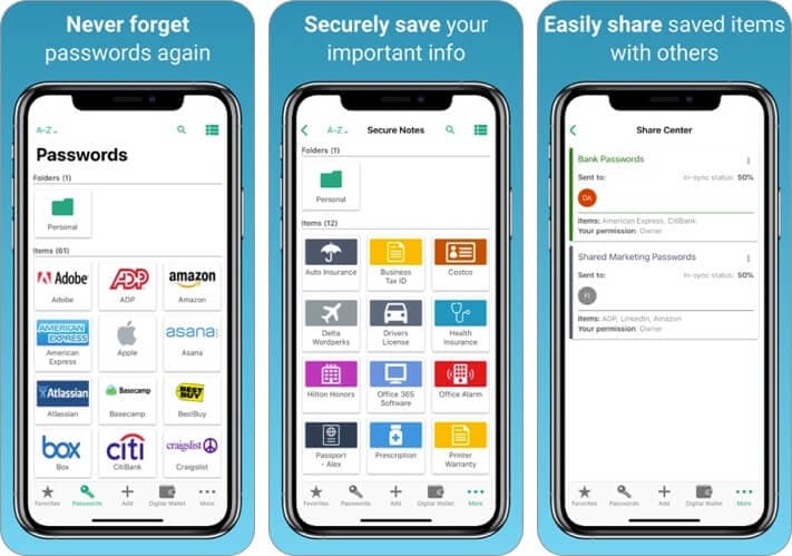password boss iphone app screenshot