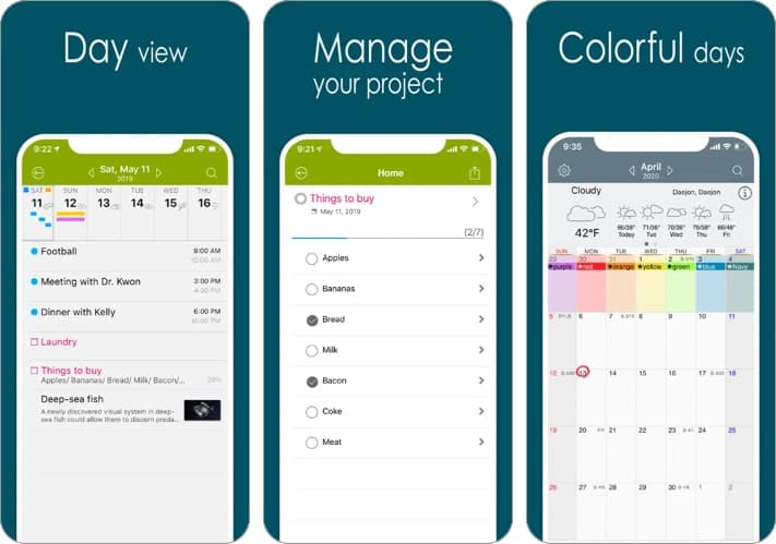 Awesome calendar app for iPhone