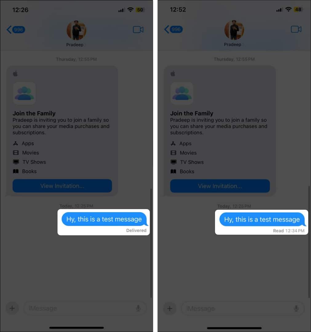 How to tell if someone read your text on iPhone