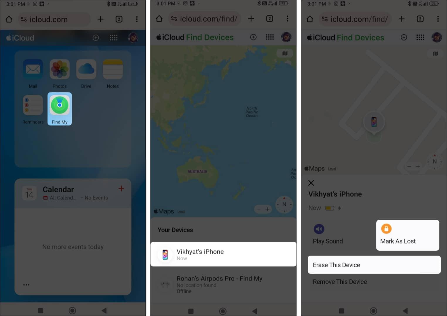 How to track iPhone from Android phone (3 Ways)