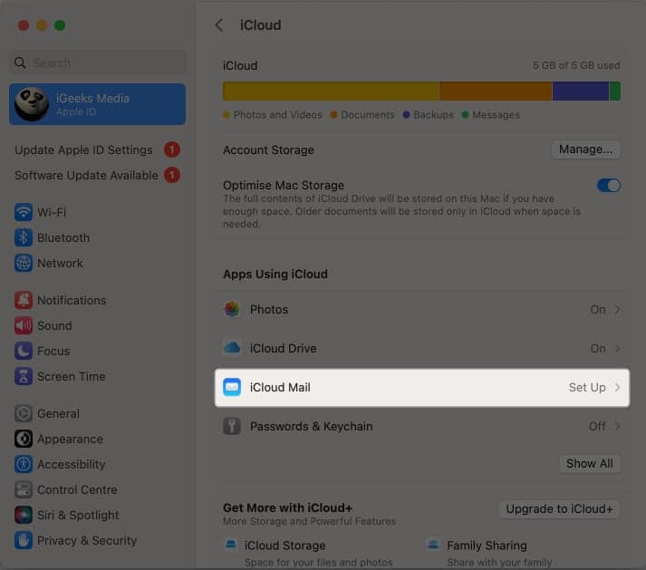 How to Create iCloud Email on mac