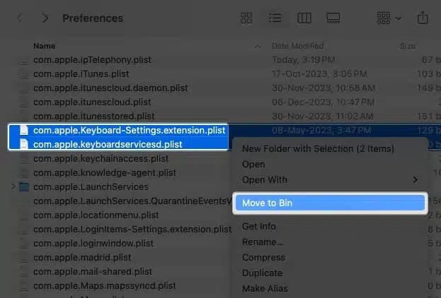 Delete-keyboard-plist-files