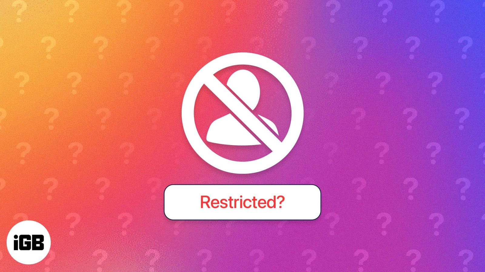 What Happens When You Restrict Someone on Instagram?
