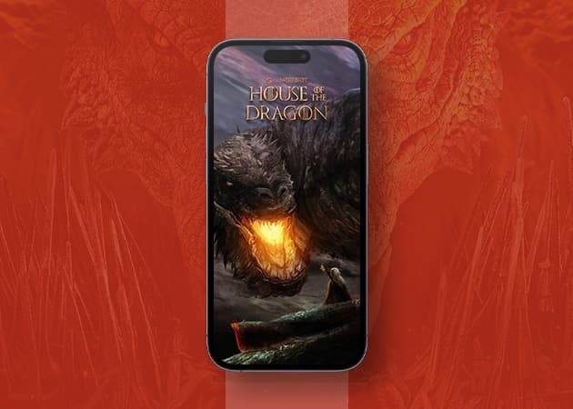 Dark House of the Dragon wallpaper for iPhone