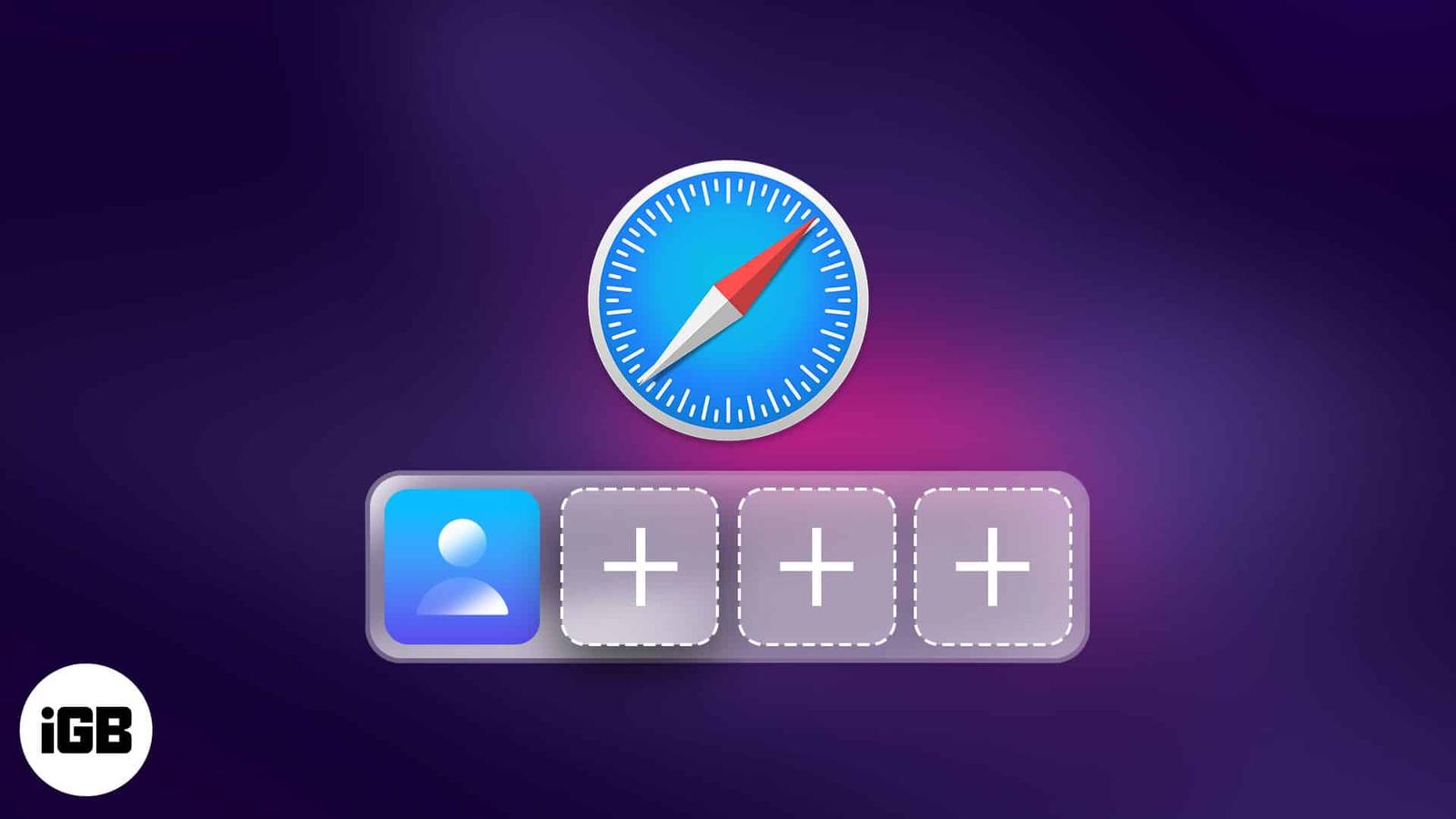 Create personalized Safari profiles