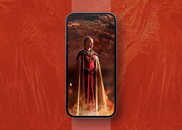 Young Princess Rhaenyra wallpaper for iPhone