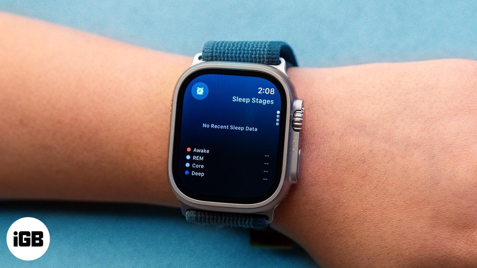 How to Fix Your Apple Watch Not Tracking Sleep Stages/Sleep