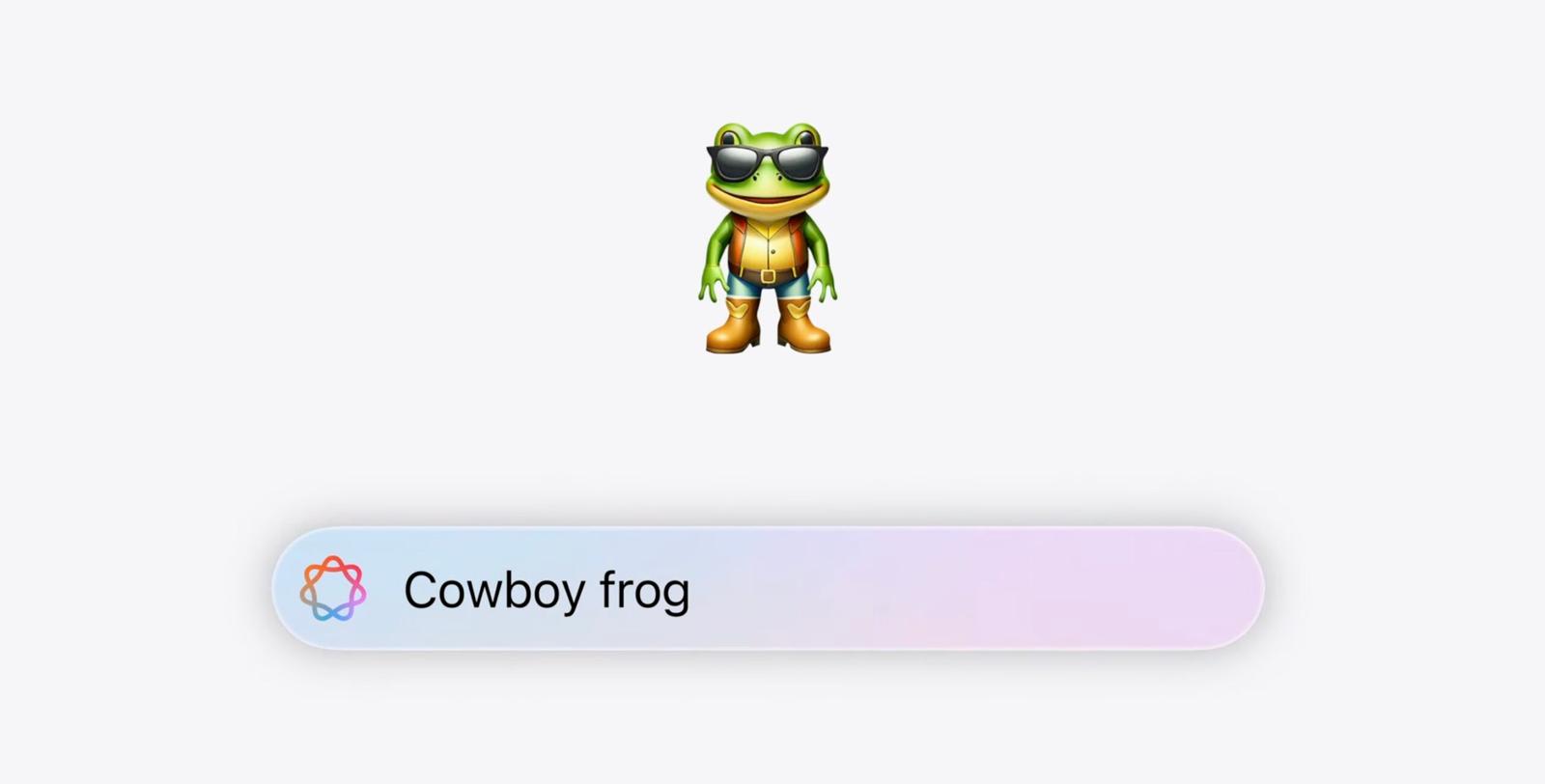 Apple Intelligence Genmoji feature