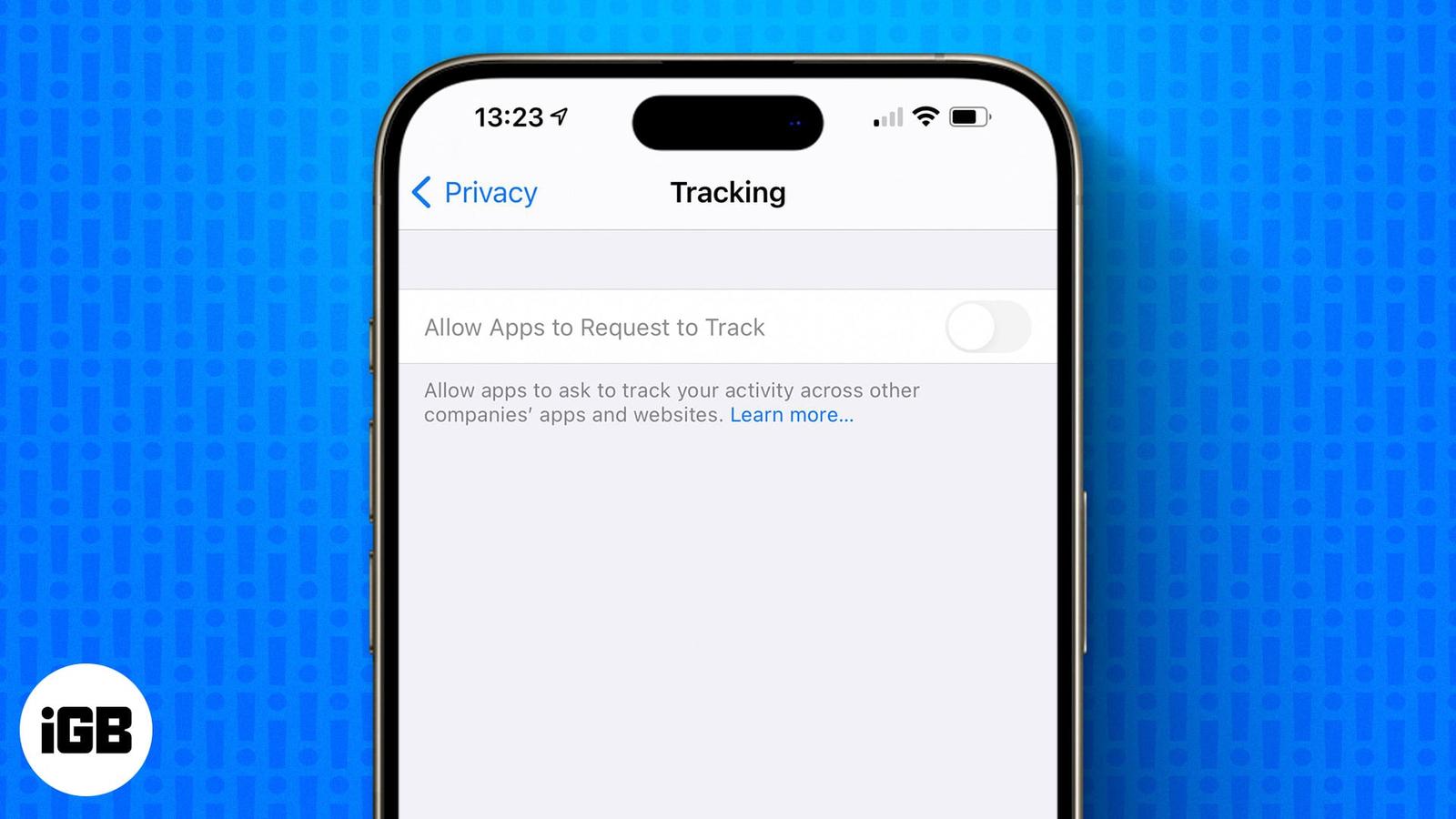 Fix Allow Apps to Request to Track Grayed Out