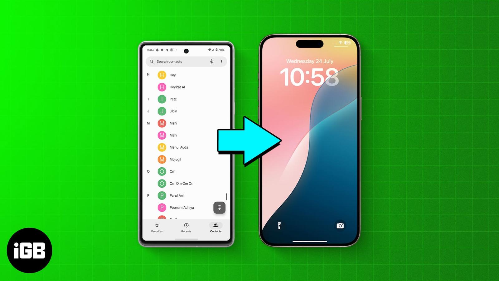 5 Ways to Transfer Contacts From Android to iPhone